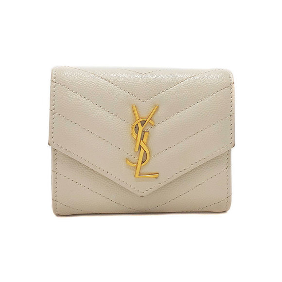 Saint Laurent Tri Paris Multi Matelasse Cassandra Wallet - Picture 1 of 5